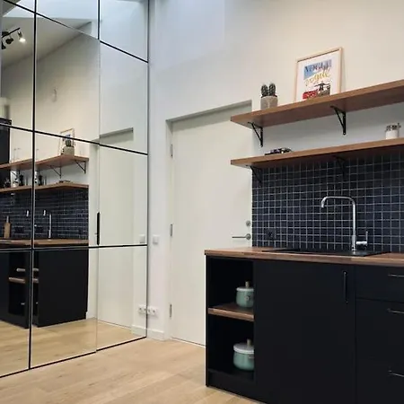 Cosy Newly Decorated Self Check-in Loft In Apartment Kaunas